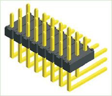 2.00mm Pin Header Three Row Angle Type