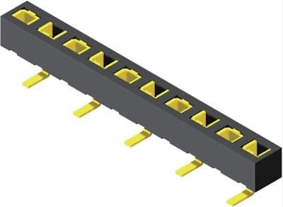 2.0 mm Testata femmina H2.0 Entrata in alto